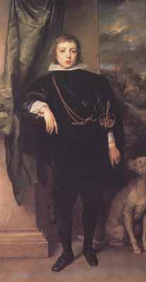 Anthony Van Dyck Portrait of prince rupert standing (mk03) Germany oil painting art